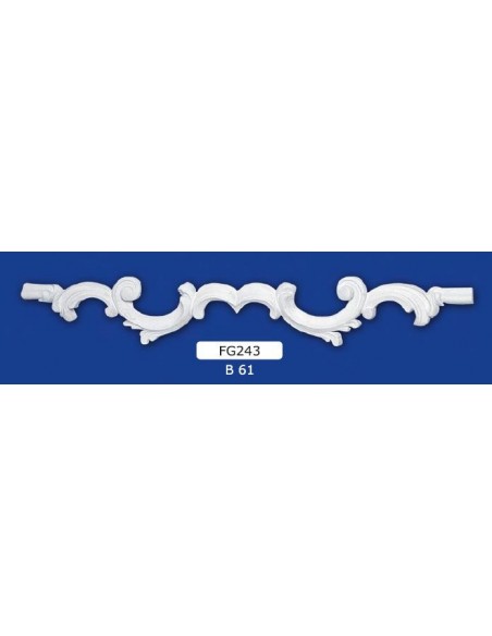 FREGI PER INTERNI  IN GESSO CERAMICO VERNICIABILE ART. 243