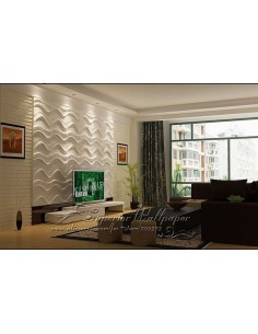 3D PANEL WALL FOR DECORATION OF WALLS AND CEILINGS MOD. "STEFAN," 50X50