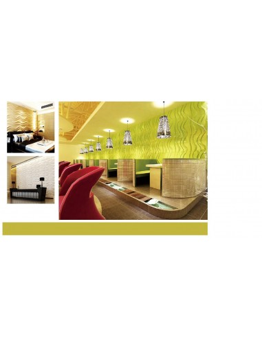 3D PANEL WALL FOR DECORATION OF WALLS AND CEILINGS MOD. "STEFAN," 50X50
