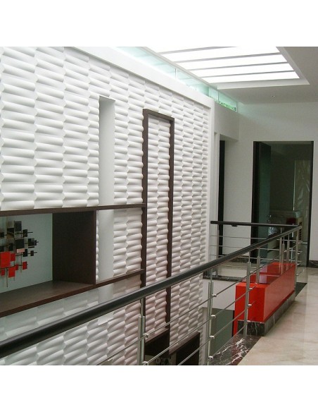 3D PANEL DE LA PARED PARA LA DECORACIÓN DE PAREDES Y TECHOS MOD. "BOSQUE" DE 50X50 CF.1MQ