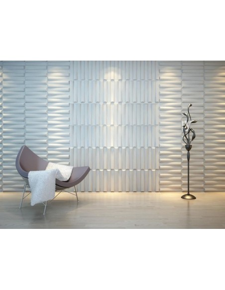 3D PANEL DE LA PARED PARA LA DECORACIÓN DE PAREDES Y TECHOS MOD. "BOSQUE" DE 50X50 CF.1MQ