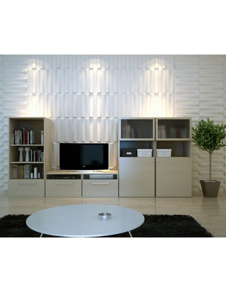 3D PANEL DE LA PARED PARA LA DECORACIÓN DE PAREDES Y TECHOS MOD. "BOSQUE" DE 50X50 CF.1MQ