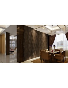 3D PANEL WALL FOR DECORATION OF WALLS AND CEILINGS MOD. "FAKTUM" 80X60 CF.1 SQM
