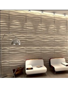 3D PANEL WALL FOR DECORATION OF WALLS AND CEILINGS MOD. "FAKTUM" 80X60 CF.1 SQM 2