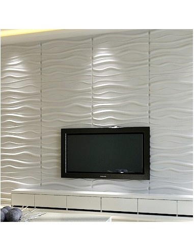 PANNELLO 3D WALL PER DECORAZIONI DI PARETI E SOFFITTI MOD. "FAKTUM" 80X60 CF.1 MQ
