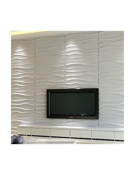3D PANEL WALL FÜR DIE VERZIERUNG VON WÄNDEN UND DECKEN MOD. "FAKTUM" 80X60 CF.1 QM