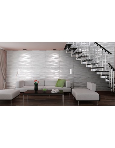 3D PANEL WALL FOR DECORATION OF WALLS AND CEILINGS MOD. "FAKTUM" 80X60 CF.1 SQM