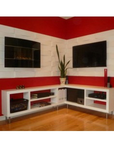 PANNELLO 3D WALL PER DECORAZIONI DI PARETI E SOFFITTI MOD. "VAULITS" 50X50 CF.1 MQ 2