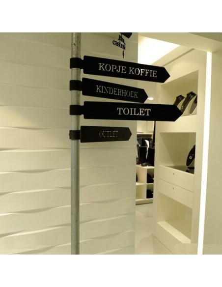 3D PANEL WALL FOR DECORATION OF WALLS AND CEILINGS MOD. "VAULITS" 50X50 CF.1 SQM