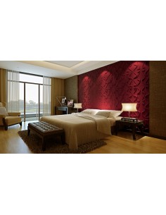3D PANEL WALL FOR DECORATION OF WALLS AND CEILINGS MOD. "GESTURE" 50X50 CF.1 SQM 2
