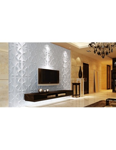 3D PANEL WALL FOR DECORATION OF WALLS AND CEILINGS MOD. "GESTURE" 50X50 CF.1 SQM