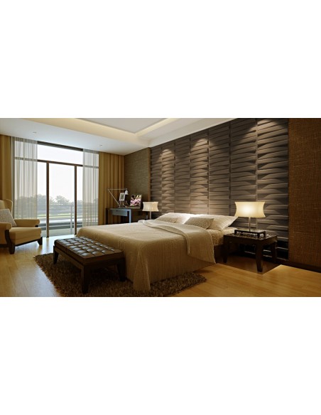 3D PANEL WALL FOR DECORATION PA0ETI AND CEILINGS MOD. "BLOCK" 50X50 CF.1 SQM