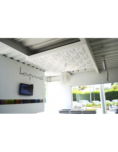 3D PANEL WALL FOR DECORATION PA0ETI AND CEILINGS MOD. THE "DIAMOND" 50X50 CF.1 SQM