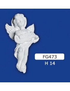 STATUE ANGEL PLASTER FRIEZE H14