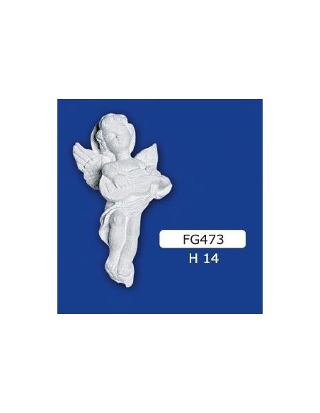 ESTATUA del ÁNGEL de YESO FRISO H14 