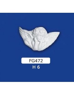 STATUA ANGIOLETTO IN GESSO FREGIO H6