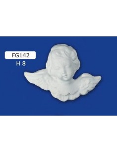 STATUA ANGIOLETTO IN GESSO FREGIO H8