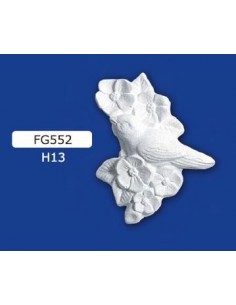 FRIEZE of a BIRD IN a PLASTER H13