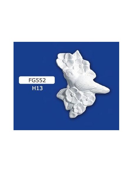 FRIEZE of a BIRD IN a PLASTER H13