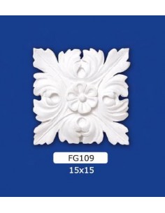 FREGIO TOZZETTO IN GESSO 15X15