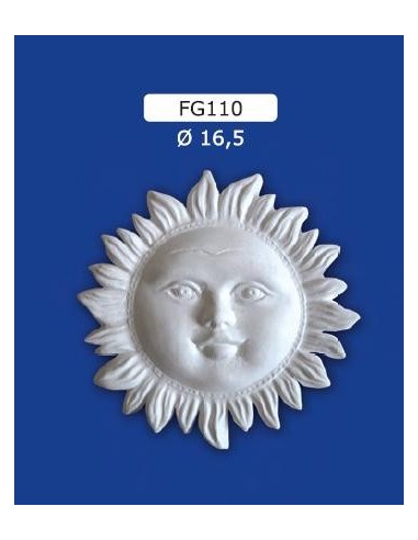FREGIO SOLE IN GESSO D16,5