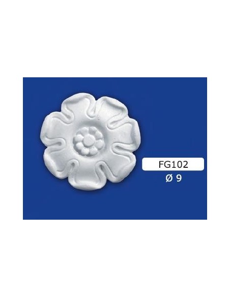 FREGIO FIORE IN GESSO D 9