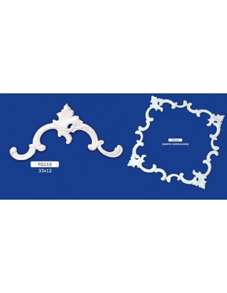 FRIEZE IN PLASTER 33X12