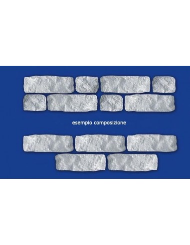 BRICK DECORATION IN PLASTER 10,5X1,5X7,5