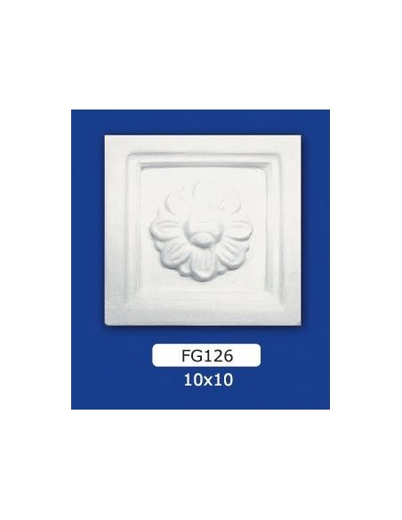 FREGIO TOZZETTO IN GESSO 10X10 FREGIO TOZZETTO IN GESSO 10X10