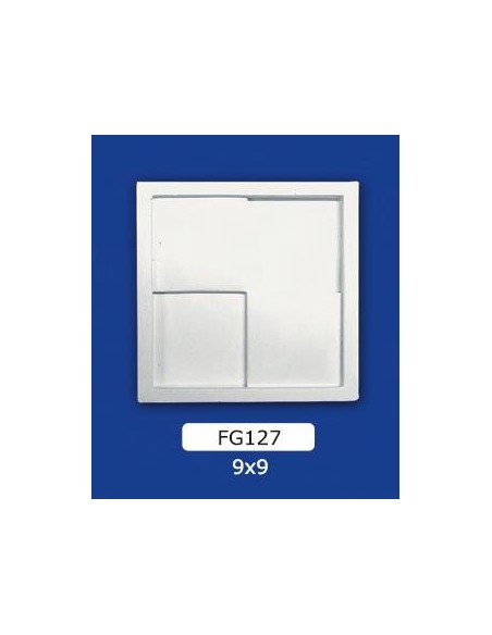 FREGIO TOZZETTO IN GESSO 9X9