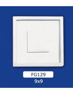FREGIO TOZZETTO IN GESSO 9X9