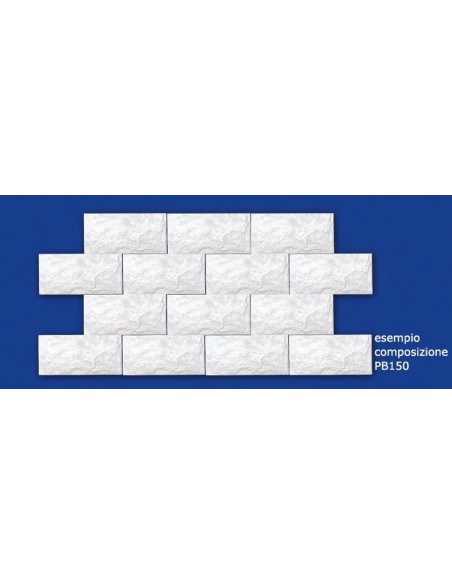 PANEL-ZIEGEL-GIPS FÜR WANDVERKLEIDUNGEN, LACKIERBAR 38X19