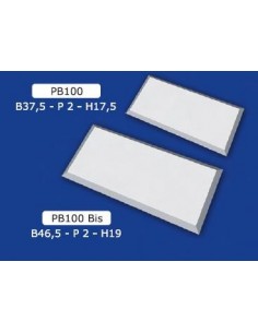 PANNELLO MATTONE IN GESSO PER RIVESTIMENTO PARETI VERNICIABILE 46.5X19