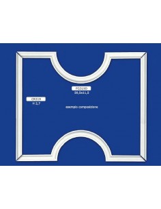 FRIEZE, CORNER PLASTER 50X11,5