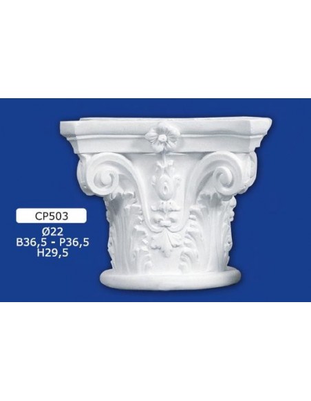 CAPITAL DE YESO DIAM.22 B36,5XP36,5XH36,5