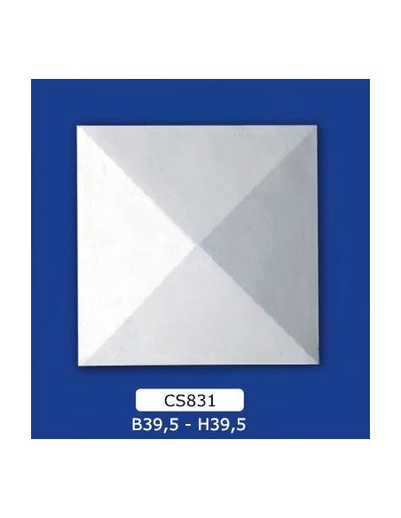 PANEL DE TECHO DE YESO PARA PINTAR MODULAR 39.5X39.5