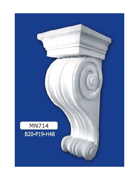 REGAL IN GIPS VERZIERT LACKIERBAR 32X30 H113