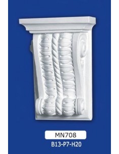 ESTANTE de ESTUCO DECORADO PINTADO 13X7 H20