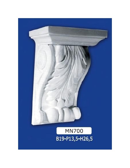REGAL IN GIPS VERZIERT LACKIERBAR 