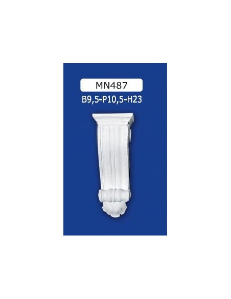 REGAL IN GIPS VERZIERT LACKIERBAR 