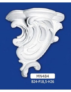 SHELF PLASTER DECORATED PAINTABLE