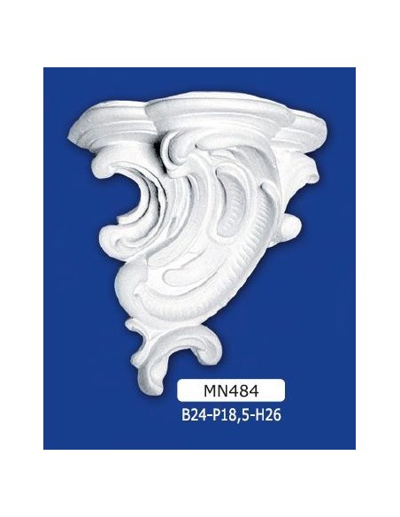 SHELF PLASTER DECORATED PAINTABLE 