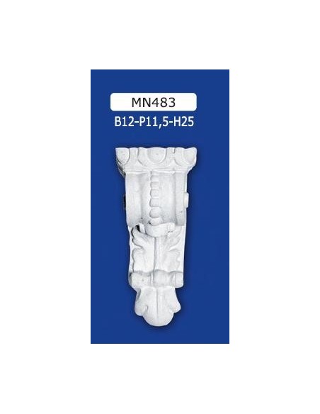 SHELF PLASTER DECORATED PAINTABLE 