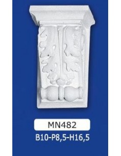 ESTANTE DE YESO DECORADO PARA PINTAR 