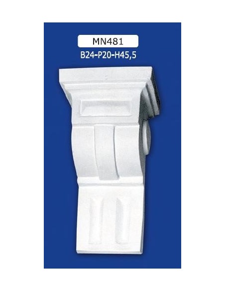 REGAL IN GIPS VERZIERT LACKIERBAR 