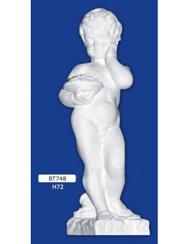 STATUE IN GIPS H72 FARBIG