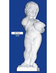 STATUE IN GIPS H72 FARBIG