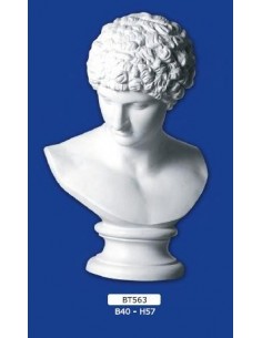 STATUE IN PLASTER B40XH57 COLORFUL