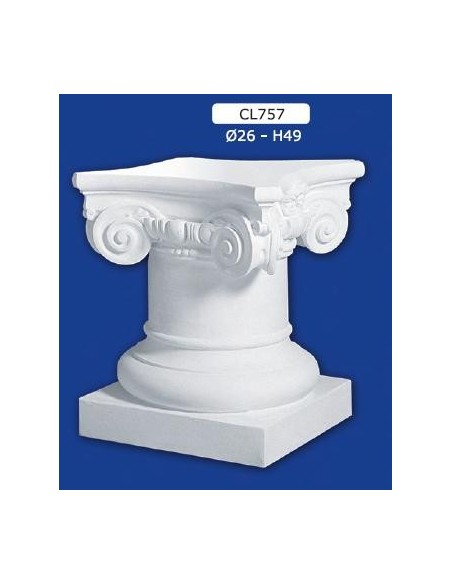COLONNA MONTATA IN GESSO STANDARD H49