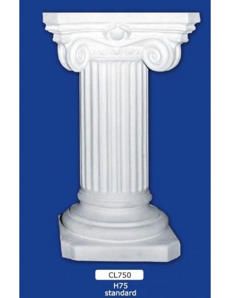 COLONNA MONTATA IN GESSO STANDARD H75